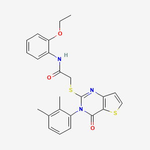 2-{[3-(2,3-dimethylphenyl)-4-oxo-3,4-dihydrothieno[3,2-d]pyrimidin-2-yl]sulfanyl}-N-(2-ethoxyphenyl)acetamide