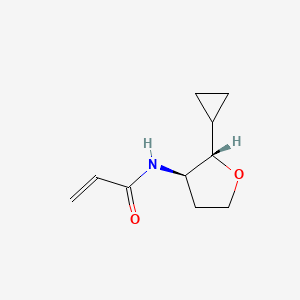 N-[(2S,3R)-2-Cyclopropyloxolan-3-yl]prop-2-enamide