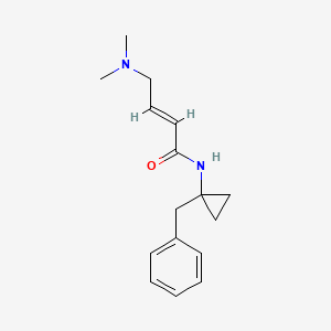 (E)-N-(1-Benzylcyclopropyl)-4-(dimethylamino)but-2-enamide