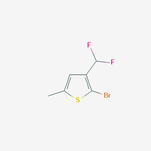 2-Bromo-3-(difluoromethyl)-5-methylthiophene