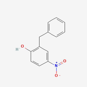 molecular formula C13H11NO3 B2859849 2-Benzyl-4-nitrophenol CAS No. 753009-59-5