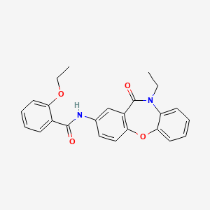 2-ethoxy-N-(10-ethyl-11-oxo-10,11-dihydrodibenzo[b,f][1,4]oxazepin-2-yl)benzamide