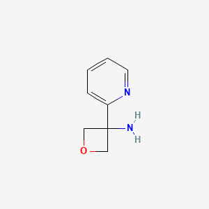 3-(Pyridin-2-yl)oxetan-3-amine