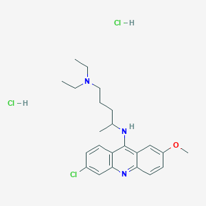molecular formula C23H30ClN3O.2HCl B000286 Quinacrine dihydrochloride CAS No. 69-05-6