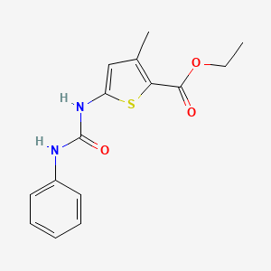 Ethyl 3-methyl-5-[(phenylcarbamoyl)amino]thiophene-2-carboxylate