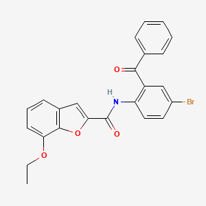 N-(2-benzoyl-4-bromophenyl)-7-ethoxybenzofuran-2-carboxamide