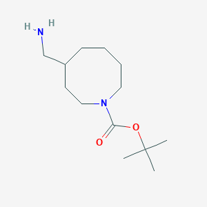 molecular formula C13H26N2O2 B2860096 tert-butyl4-(aminomethyl)azocane-1-carboxylate CAS No. 2580236-96-8
