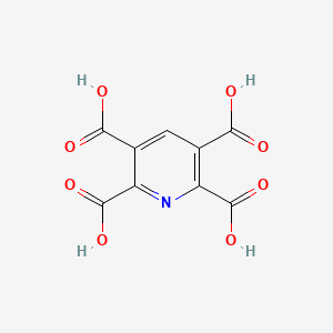molecular formula C9H5NO8 B2860271 Pyridine-2,3,5,6-tetracarboxylic acid CAS No. 14660-50-5