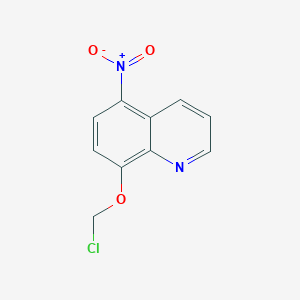 B2860295 8-(Chloromethoxy)-5-nitro-quinoline CAS No. 1501350-97-5