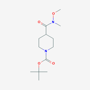 Tert-butyl 4-(methoxy(methyl)carbamoyl)piperidine-1-carboxylate