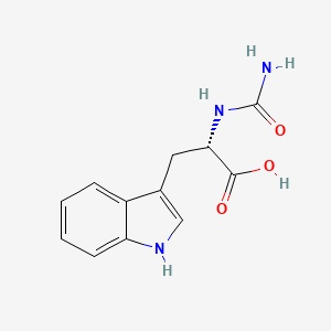 molecular formula C12H13N3O3 B2860303 (2S)-2-(carbamoylamino)-3-(1H-indol-3-yl)propanoic acid CAS No. 89595-64-2