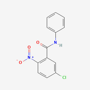 molecular formula C13H9ClN2O3 B2860377 5-chloro-2-nitro-N-phenylbenzamide CAS No. 219487-62-4