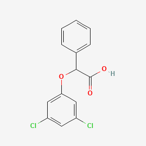 molecular formula C14H10Cl2O3 B2860478 2-(3,5-Dichlorophenoxy)-2-phenylacetic acid CAS No. 938151-94-1