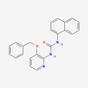 1-Naphthalen-1-yl-3-(3-phenylmethoxypyridin-2-yl)urea