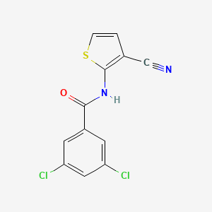3,5-dichloro-N-(3-cyanothiophen-2-yl)benzamide