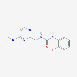 1-((4-(Dimethylamino)pyrimidin-2-yl)methyl)-3-(2-fluorophenyl)urea