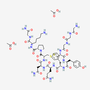 molecular formula C56H82N16O19S2 B2860517 Terlipressin Acetate CAS No. 1884420-36-3