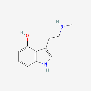 molecular formula C11H14N2O B2860590 3-[2-(methylamino)ethyl]-1H-indol-4-ol CAS No. 28363-70-4