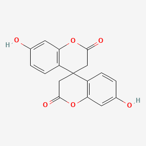 7,7'-dihydroxy-4,4'-spirobi[chromene]-2,2'(3H,3'H)-dione