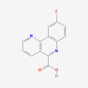 9-Fluorobenzo[h]-1,6-naphthyridine-5-carboxylic acid