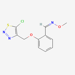 2-[(5-chloro-1,2,3-thiadiazol-4-yl)methoxy]benzenecarbaldehyde O-methyloxime