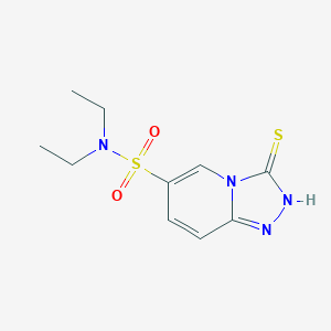 N,N-diethyl-3-mercapto[1,2,4]triazolo[4,3-a]pyridine-6-sulfonamide