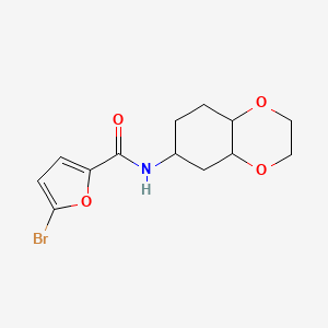 5-bromo-N-(octahydrobenzo[b][1,4]dioxin-6-yl)furan-2-carboxamide
