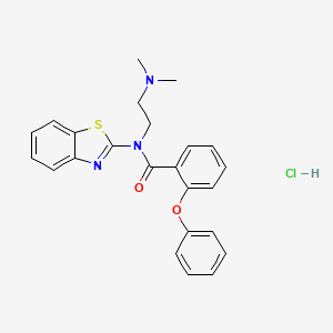 N-(benzo[d]thiazol-2-yl)-N-(2-(dimethylamino)ethyl)-2-phenoxybenzamide hydrochloride