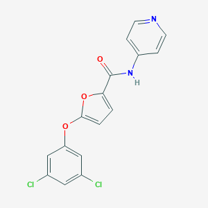 molecular formula C16H10Cl2N2O3 B028608 5-(3,5-dichlorophenoxy)-N-(pyridin-4-yl)furan-2-carboxamide CAS No. 685830-90-4