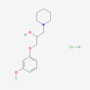 1-(3-Methoxyphenoxy)-3-piperidin-1-ylpropan-2-ol hydrochloride