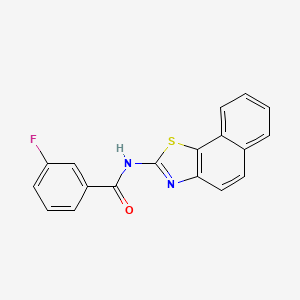 3-fluoro-N-(naphtho[2,1-d]thiazol-2-yl)benzamide