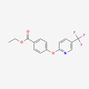 Ethyl 4-{[5-(trifluoromethyl)pyridin-2-yl]oxy}benzoate