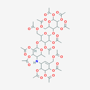 molecular formula C51H69NO31 B028609 Acarbose Tridecaacetate CAS No. 117065-98-2