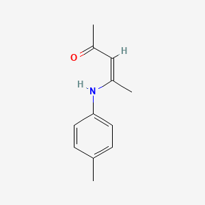 (3Z)-4-[(4-methylphenyl)amino]pent-3-en-2-one