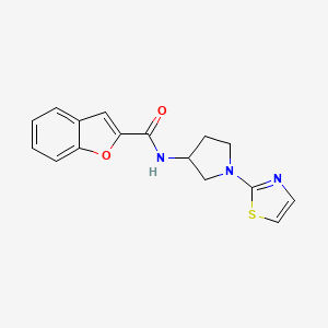 N-(1-(thiazol-2-yl)pyrrolidin-3-yl)benzofuran-2-carboxamide