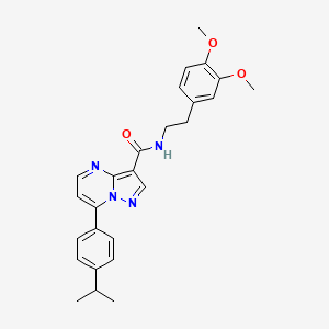 N-cyclohexyl-2-(1-ethyl-2-oxo-2,3-dihydro-1H-pyrido[2,3-b][1,4]thiazin-3-yl)acetamide