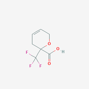 2-(trifluoromethyl)-3,6-dihydro-2H-pyran-2-carboxylic acid