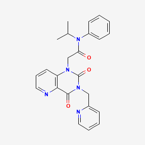 2-(2,4-dioxo-3-(pyridin-2-ylmethyl)-3,4-dihydropyrido[3,2-d]pyrimidin-1(2H)-yl)-N-isopropyl-N-phenylacetamide