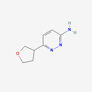 6-(Oxolan-3-yl)pyridazin-3-amine