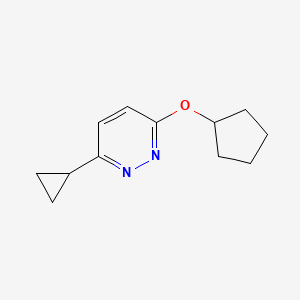 3-(Cyclopentyloxy)-6-cyclopropylpyridazine