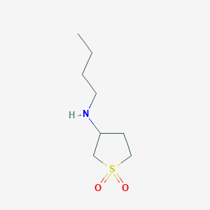 molecular formula C8H17NO2S B2860979 N-butyl-N-(1,1-dioxidotetrahydrothien-3-yl)amine hydrochloride CAS No. 4378-14-7; 5553-21-9