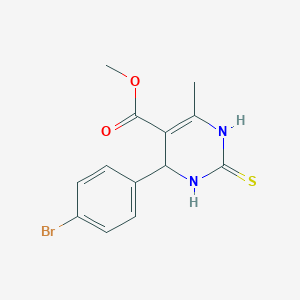 Methyl 4-(4-bromophenyl)-6-methyl-2-thioxo-1,2,3,4-tetrahydropyrimidine-5-carboxylate