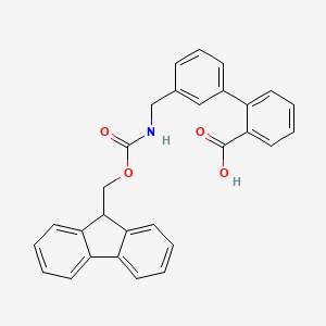 2-{3-[({[(9H-fluoren-9-yl)methoxy]carbonyl}amino)methyl]phenyl}benzoic acid