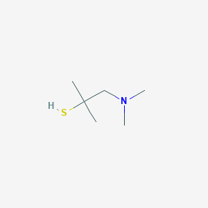 molecular formula C6H15NS B028610 1-(Dimethylamino)-2-methylpropane-2-thiol CAS No. 100318-04-5
