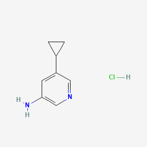 5-Cyclopropylpyridin-3-amine;hydrochloride