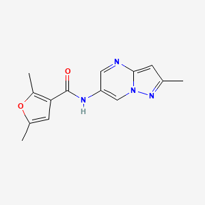 2,5-dimethyl-N-(2-methylpyrazolo[1,5-a]pyrimidin-6-yl)furan-3-carboxamide