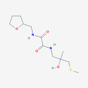 N1-(2-hydroxy-2-methyl-3-(methylthio)propyl)-N2-((tetrahydrofuran-2-yl)methyl)oxalamide
