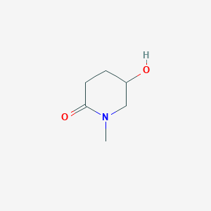 molecular formula C6H11NO2 B2861107 5-Hydroxy-1-methylpiperidin-2-one CAS No. 33342-01-7