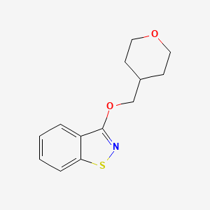3-[(Oxan-4-yl)methoxy]-1,2-benzothiazole