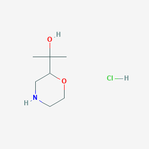 2-Morpholin-2-ylpropan-2-ol;hydrochloride